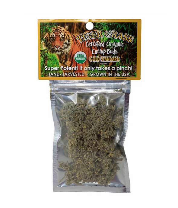 Tiger Grass Organic Catnip Buds