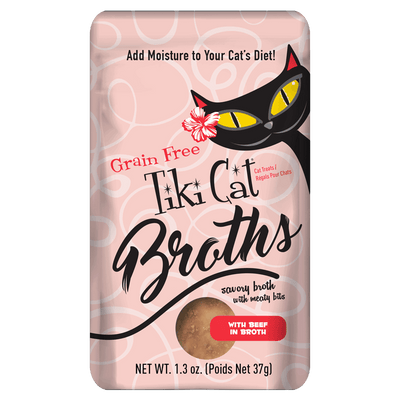 Tiki Cat® Broths with Beef, 1.3oz