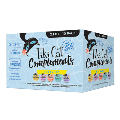 Tiki Cat® Complements Variety Pack, 2.1oz (10ct)