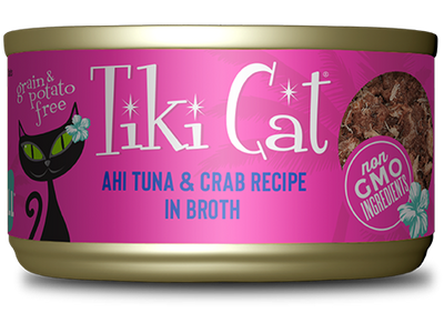 Tiki Cat® Grill™ Ahi Tuna & Crab in Broth