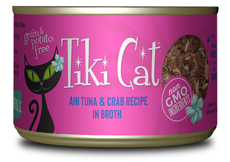 Tiki Cat® Grill™ Ahi Tuna & Crab in Broth