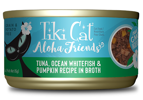Tiki Cat® Aloha Friends™ Tuna, Ocean Whitefish & Pumpkin
