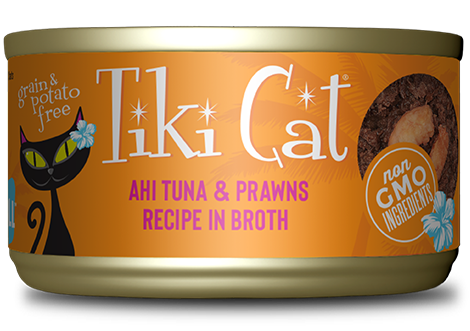 Tiki Cat® Grill™ Ahi Tuna & Prawns in Broth