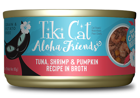 Tiki Cat® Aloha Friends™ Tuna, Shrimp & Pumpkin