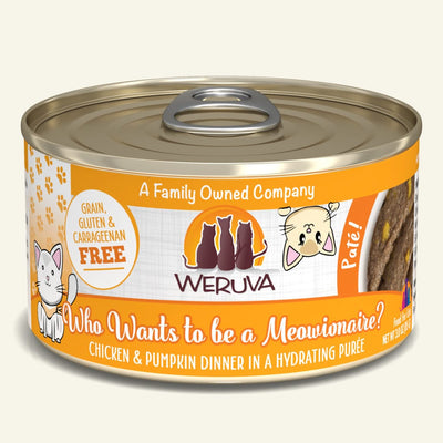Weruva Who wants to be a Meowionaire? Chicken & Pumpkin Dinner Paté (2 sizes)
